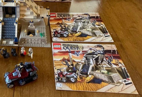 Lego Scorpion Pyramid 7327 Pharaoh's Quest 100% Complete Set with Anubis Guards