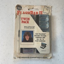 Vintage GE Flashbar II Flash Bulbs Twin Pack 2 Arrays 20 Flashes - KMart NOS