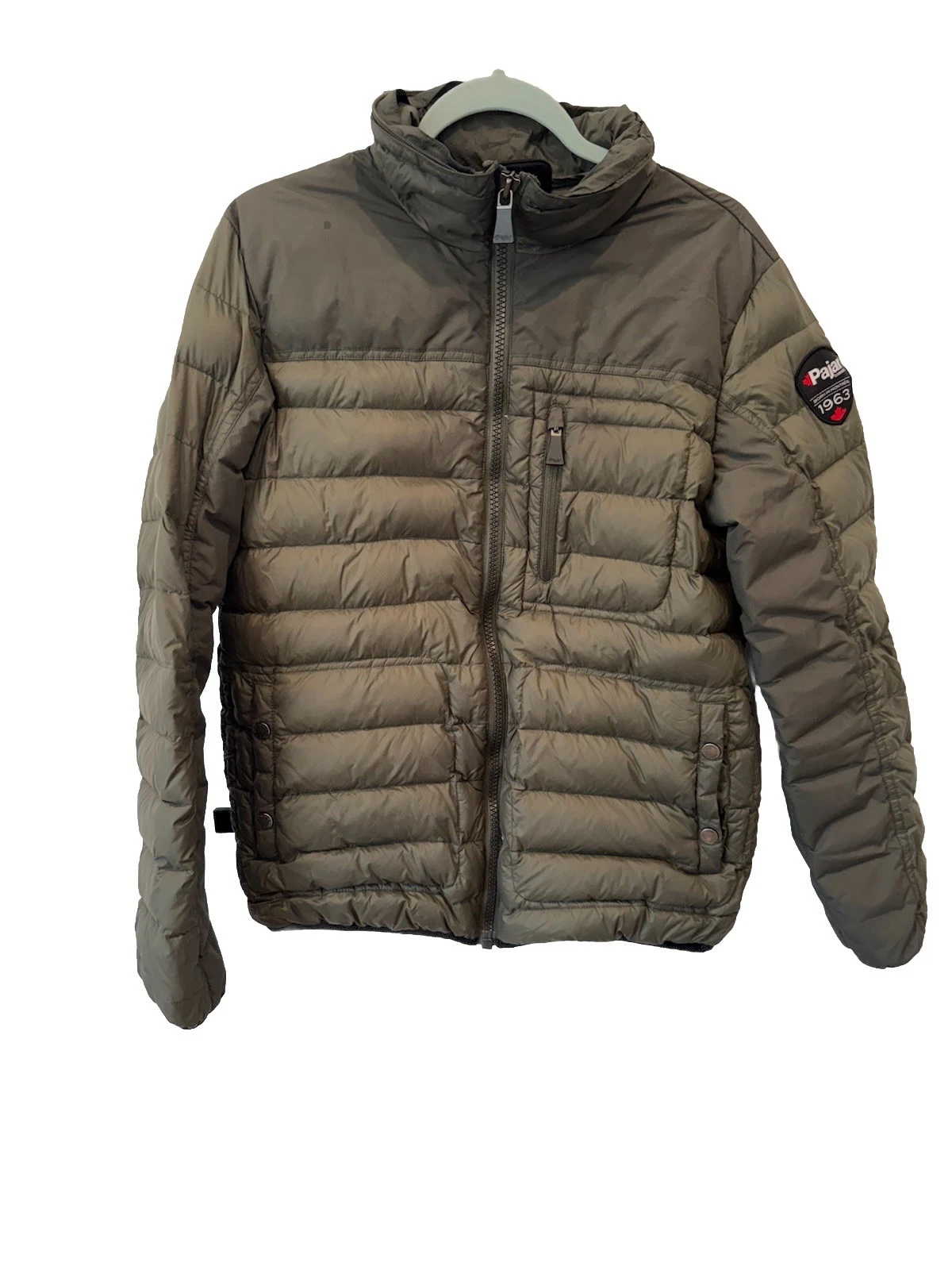 PAJAR ERIKSSON Lightweight Packable Puffer Jacket Green Olive Men’s M