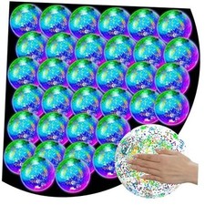 16 Pcs Light up Beach Balls Glow in The Dark Beach Balls, LED Colorful