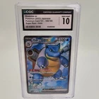 Pokémon 151 Blastoise ex 186/165 SR Japanese Cgc 10 Gem Mint Card