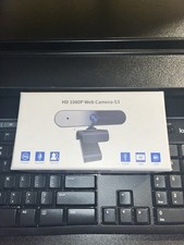 HD 1080P Web Camera S3 For PC Laptop Desktop 360 Degree Rotation W/ Microphone