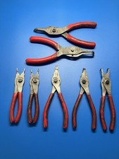 SNAP ON TOOLS RED 7pc Snap Ring Pliers Set