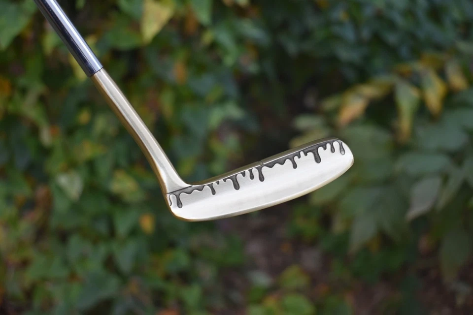 Stunning Gold Custom Prototype Blade Putter / Napa 8802 MILLED & Engraved Drip - Image 2 of 4