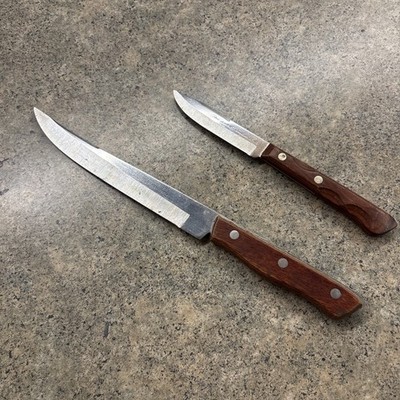 Maxam Slicing Knife 10  + Flint Stainless Vanadium Knife 7  Good Condition