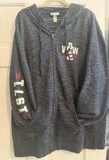Authentic Disney Parks Men Zip Up Hooded Sweatshirt