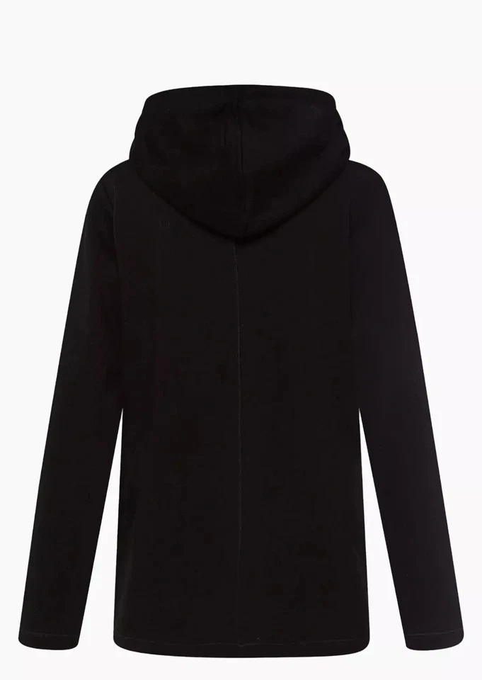 TREDY NEUE JACKE SCHWARZ GR. 3 Lettering Glitzer Print 44 46 48 50 XXL - Bild 4 von 4