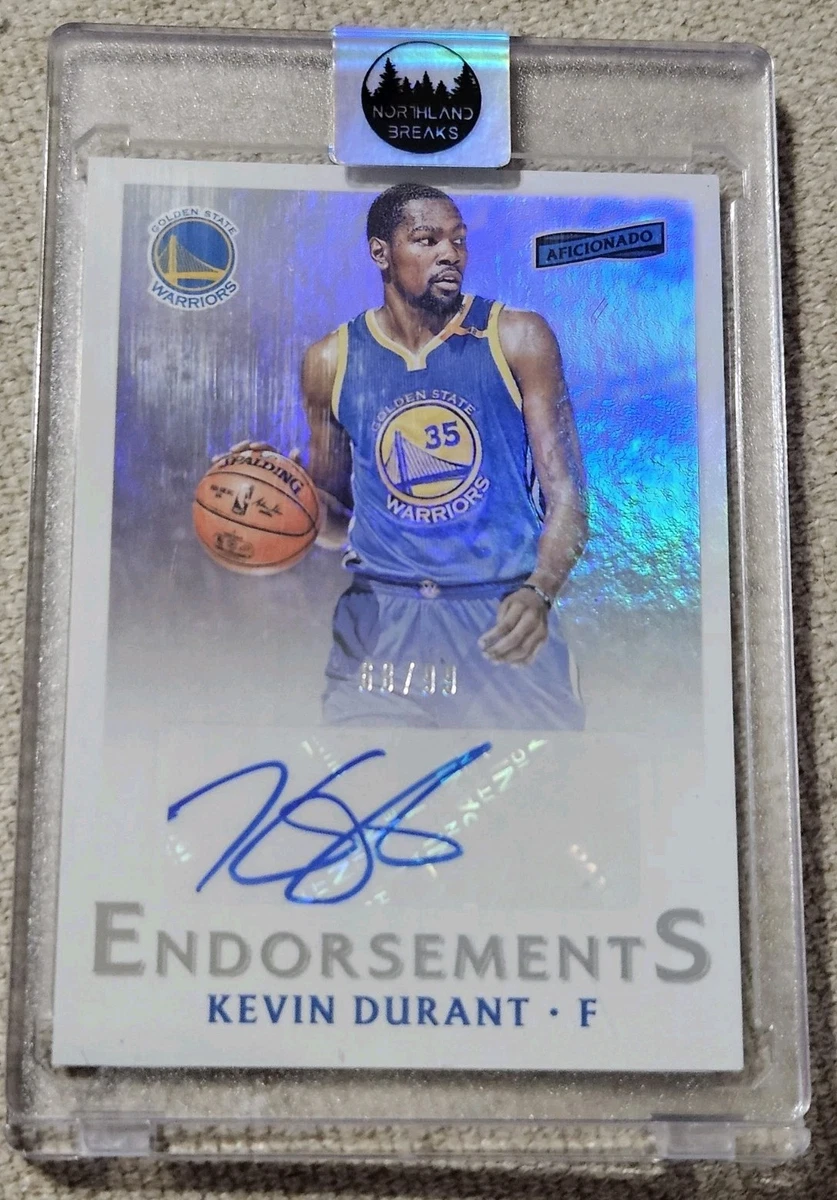 Panini Kevin Durant Basketball Autographed Sports Trading Cards