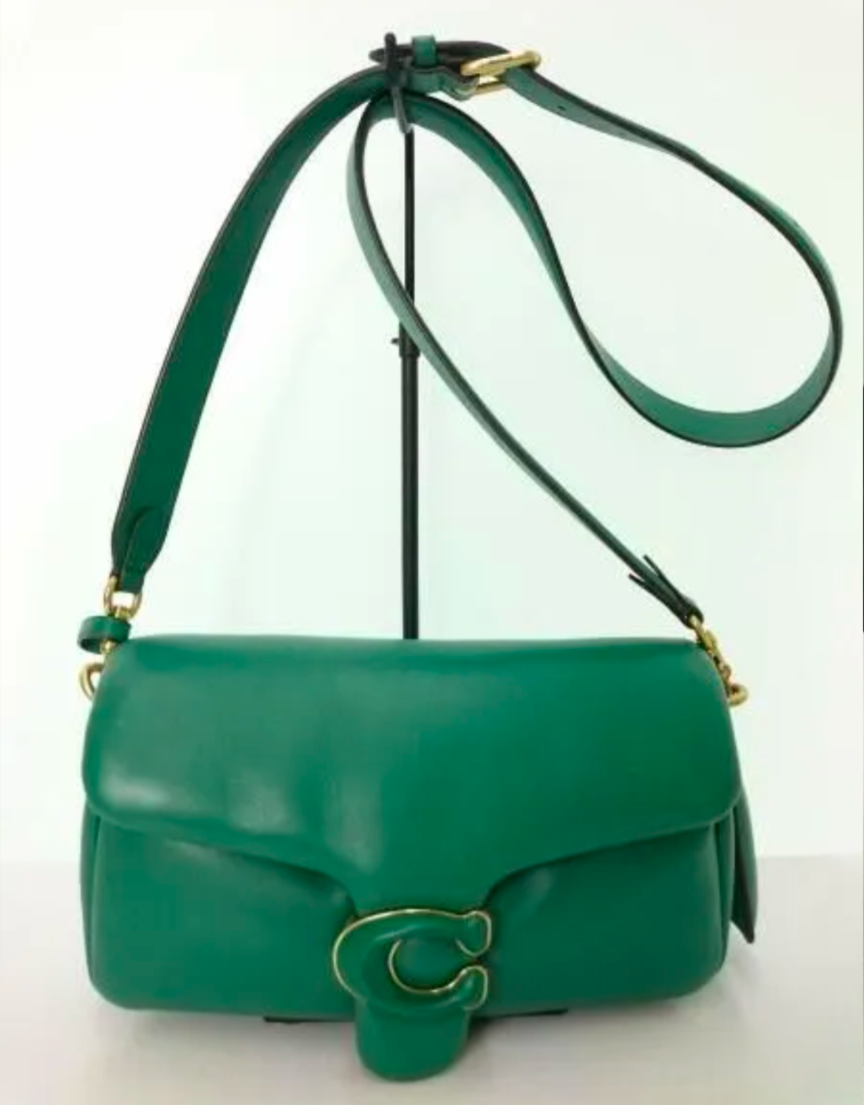 COACH Pillow Tabby Shoulder Bag 26 Green C0772 Outlet NEW | eBay