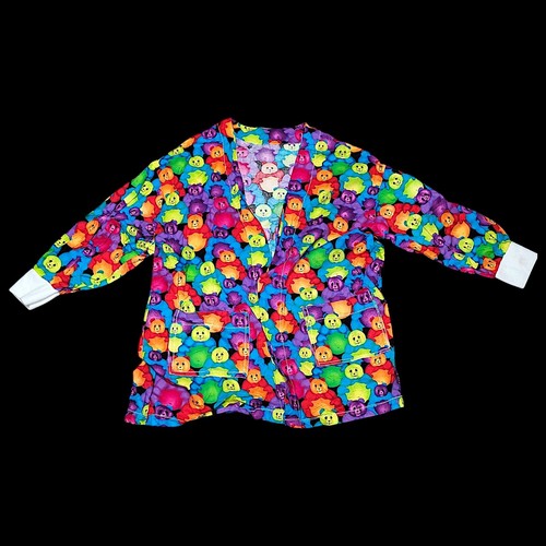 Colorful Bears Nurse Scrub Lab Coat - Picture 3 of 4
