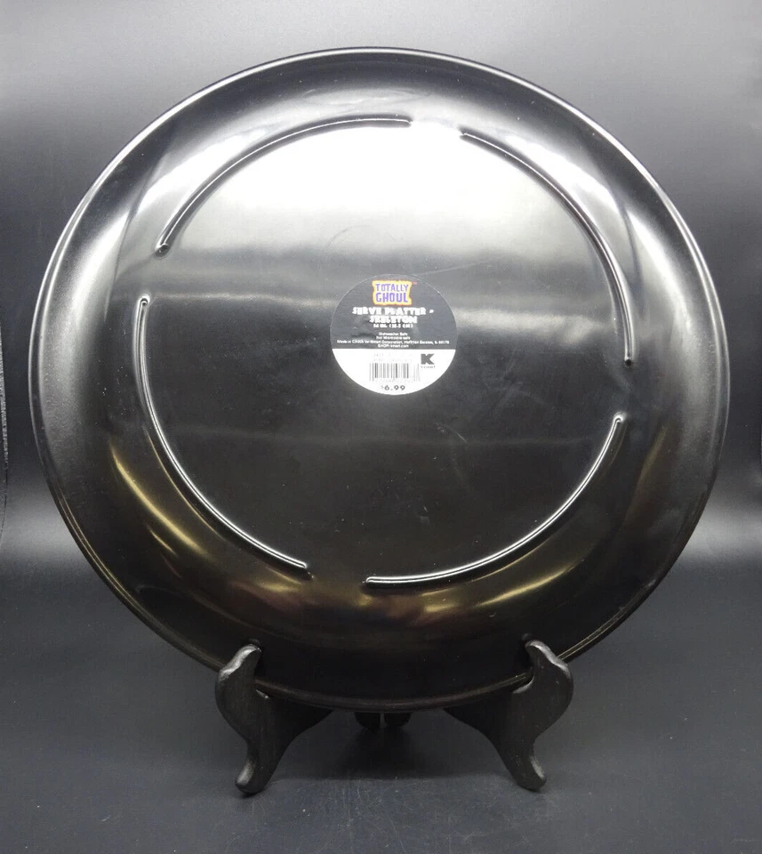 Lot of 2, Halloween Plastic 10" Tray & 13.5" Platter Party - Image 4 of 4