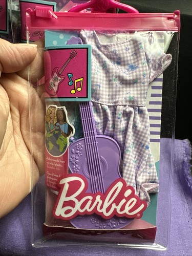 Barbie Outfit Sets Barbie Dress Guitar Hair Dresser  Ballerina Lot Of 3 - Bild 2 von 11