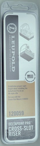 Leupold Deltapoint Pro Picatinny/Weaver Cross Slot Mount Adapter Riser ...