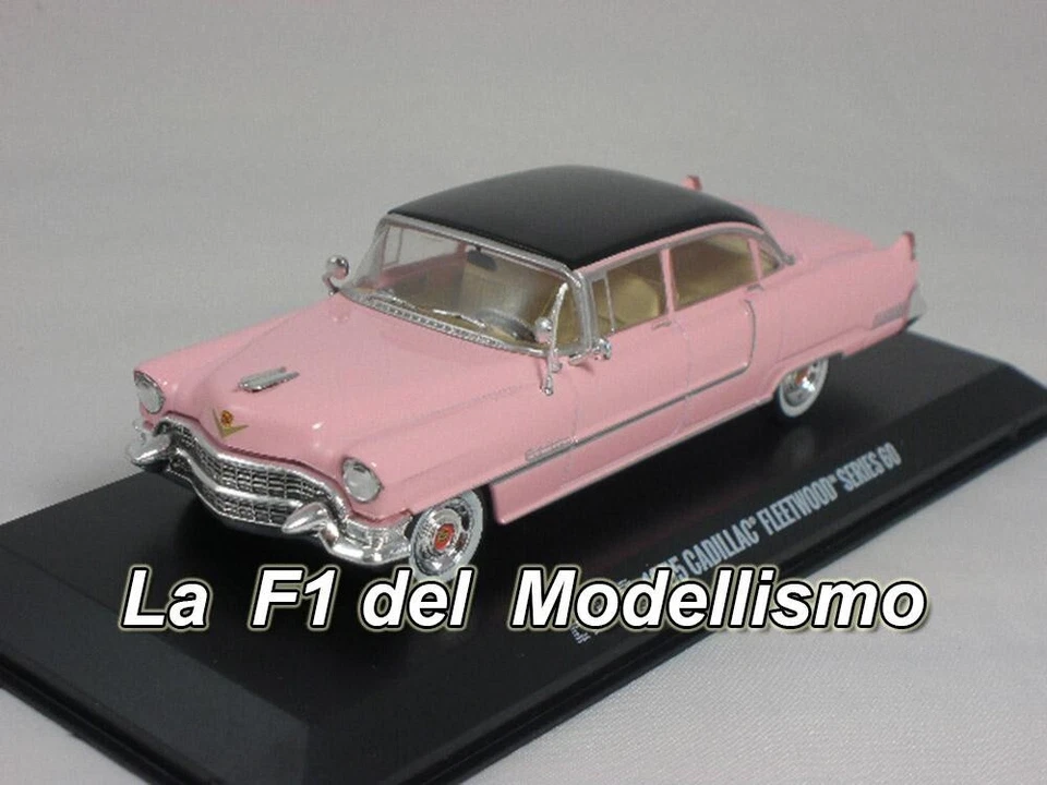 Greenlight Cadillac Fleetwood Série 60 Spécial Rose 1955 ELVIS 1/43 86491 - Photo 2/3
