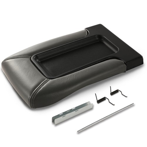 Kar Designers Real Leather Center Console Lid Cover For 07-14 Chevrolet Traverse Black