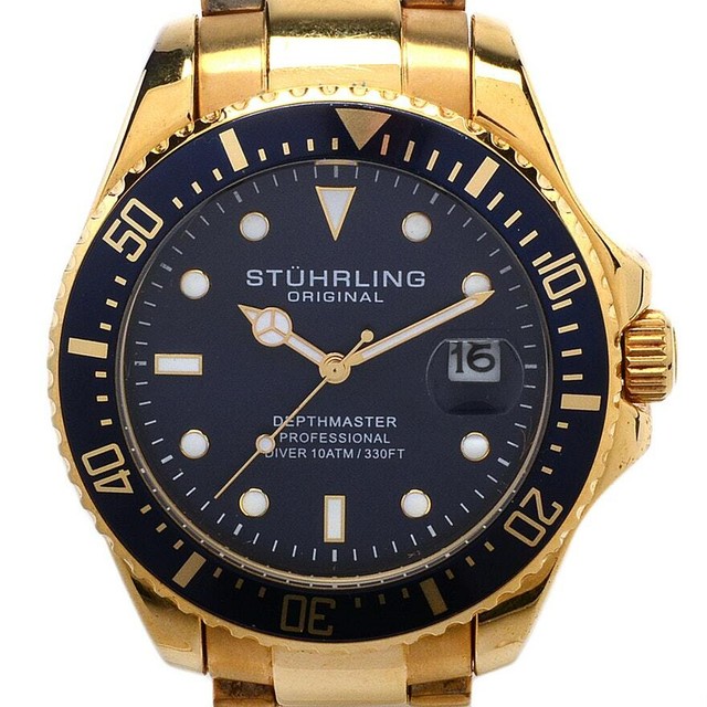 stuhrling depthmaster professional diver 10atm