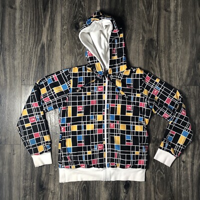 The North Face Black Mondrian Squares Logos Reversible Jacket