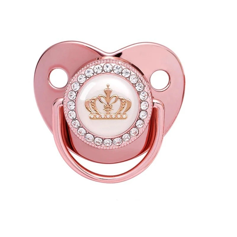 Baby girl best sale pacifiers with bling