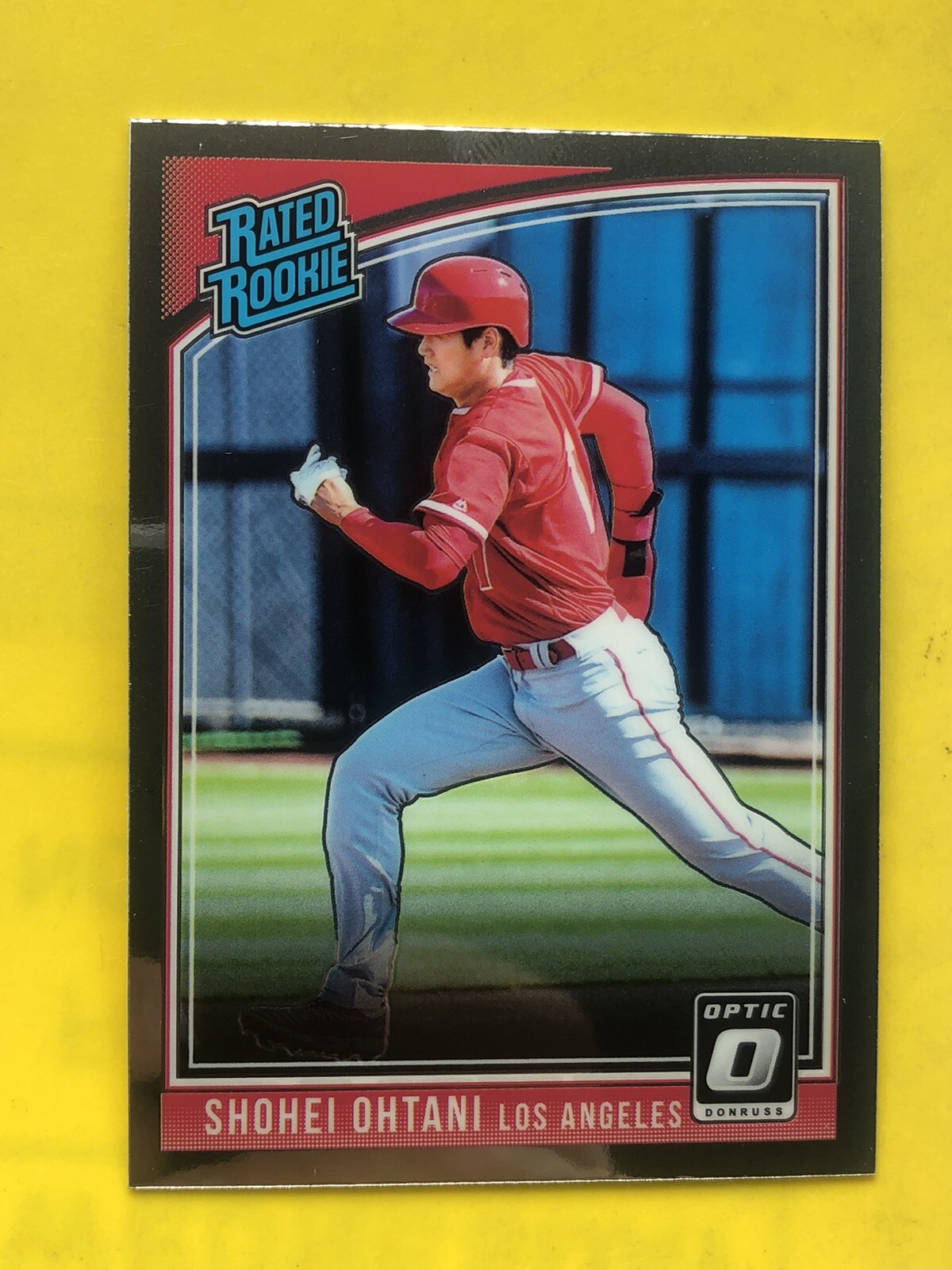 2018 Panini Donruss Optic Rated Rookie Shohei Ohtani (Running) #56