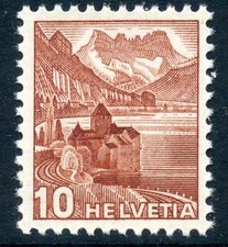 STAMP / TIMBRE DE SUISSE / HELVETIA / NEUF N° 387 **  / CHATEAU DE CHILLON 
