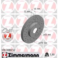 2X Zimmermann Sport Z Bremsscheibe 370.3080.52