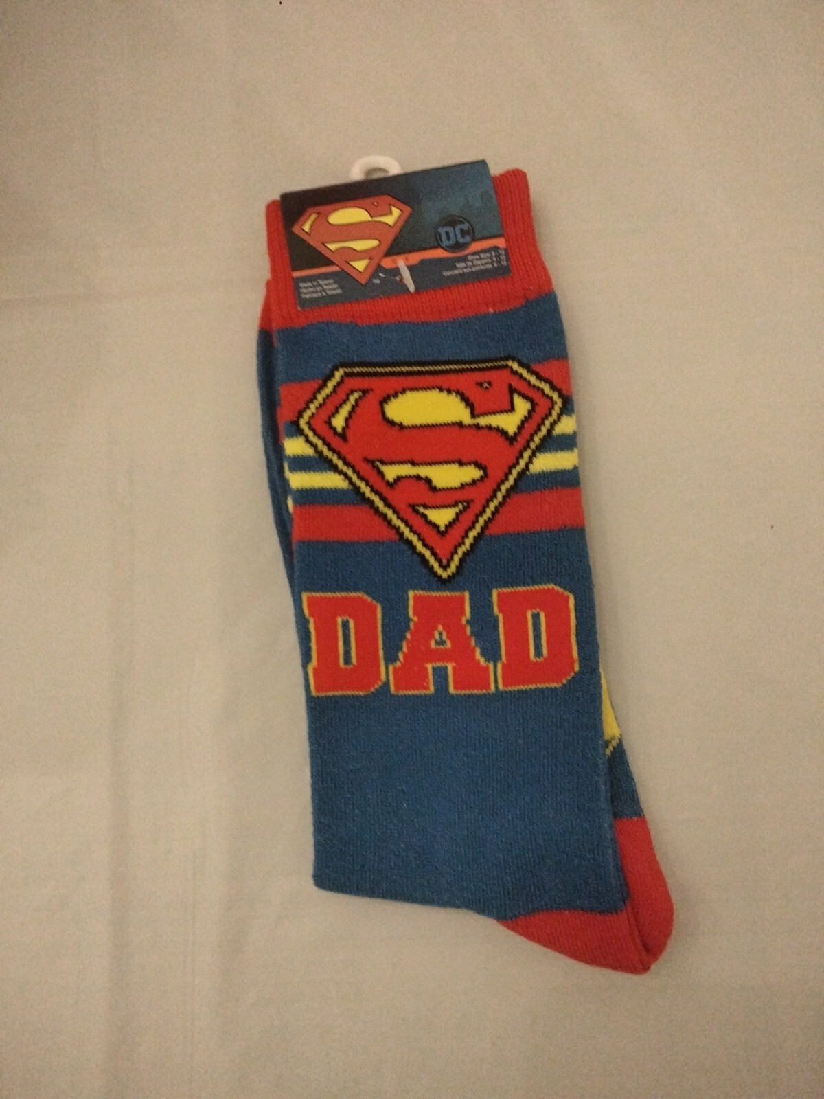 DC Superhero Dad Socks New
