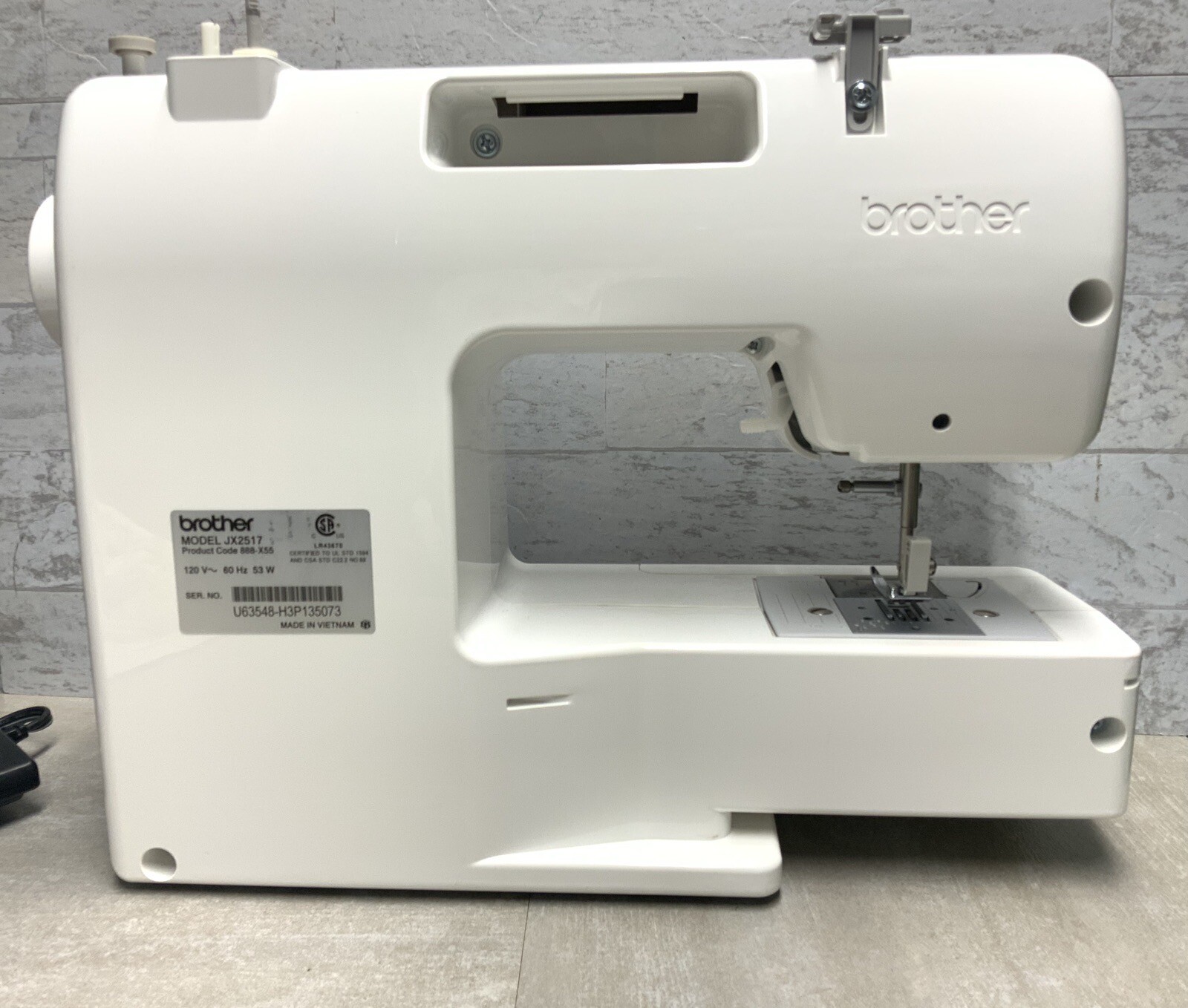 Brother JX2517 Lightweight 17 Stitch Sewing Machine A+ 765552849599 eBay