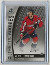 17-18 2017-18 SP Game Used #167 Garrett Mitchell 47/76 Authentic Rookie Capitals