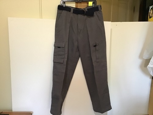 Faded Glory auténtico marca para hombre 35W 29.5L 8 Bolsillos Cargo  Pantalones Con Cinturón #CB3-2 | eBay