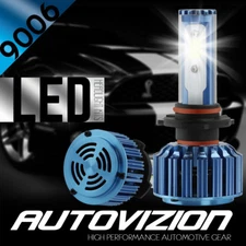 AUTOVIZION LED HID Headlight Conversion kit 9006 6000K for 1995-1996 Audi A6