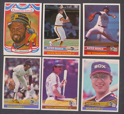 For Sale : 1984 Donruss Singles ( 1-250). Commons, stars  BUY 4 OR MORE 70% OFF!