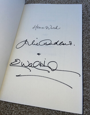 Julie Andrews Signed Book Homework Emma Walton Hamilton | eBay