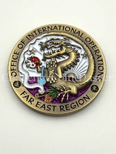 DEA International Operations Far East Division Drugs Police Challenge Coin