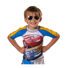 Authentic Disney Store Boy Cars Rash guard UPF 50 Boys Size 2