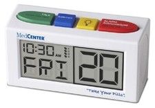 NEW MedCenter Take Your Pills Talking Alarm Clock Pill Reminder