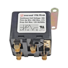 Everwell Heavy-Duty Potential Relay Contact Rating-35A/480V for HVAC Compressors