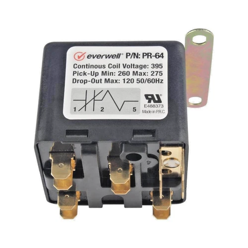 Everwell Heavy-Duty Potential Relay Contact Rating-35A/480V for HVAC Compressors
