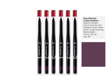 Lot of 6 - Avon fmg Glimmer cream Retractable Eye Liners BORDEAUX Ltd Edition