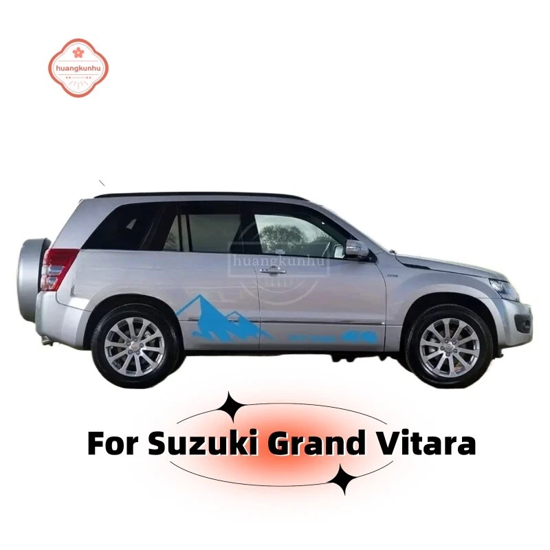 For Suzuki Grand Vitara 4X4 Off Road Car Side Door Vinyl Graphics Decals Kit 2x - Image 4 of 4