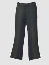  1495 Giorgio Armani Women's Black Vintage Silk Trousers Pants Size IT 40 US 4