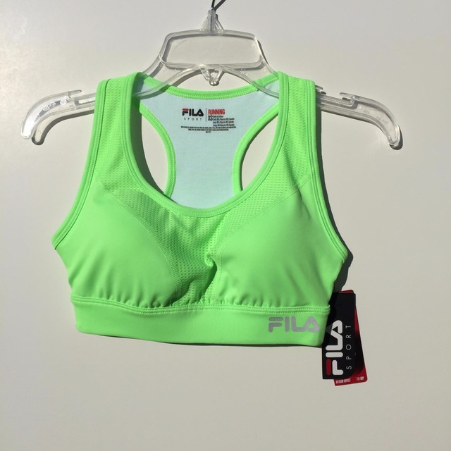 fila sport racerback performance running bra