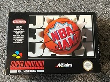 ebay® Auktion 134943694630 | NBA Jam Super Nintendo Komplett. NBA JAM SNES BOXED Thumbnail of ebay® auction 134943694630 | NBA Jam Super Nintendo Komplett. NBA JAM SNES BOXED