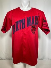 Darth Maul Lee Sport Star Wars Episode I Red Baseball Jersey Men's MEDIUM NWT