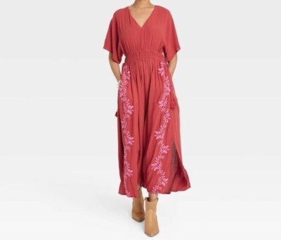 Knox Rose Embroidered Maxi Dress Size Medium | eBay Knox Rose Embroidered Maxi Dress Size Medium | eBay