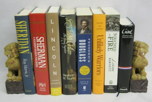 Lot de 8 livres Union Leaders Generals guerre civile américaine histoire militaire Sherman - Photo 1/18