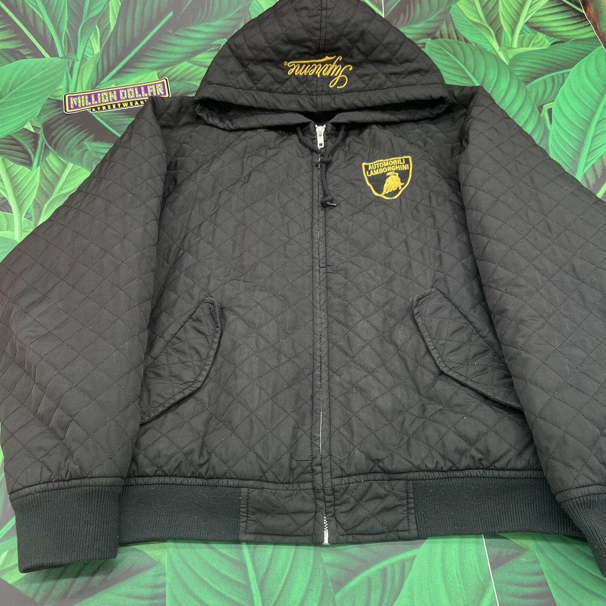 supreme automobili lamborghini hooded work jacket | eBay