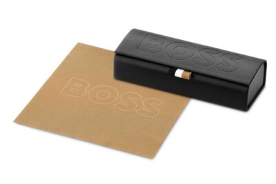 HUGO BOSS BRILLEN- & SONNENBRILLENETUI - INKLUSIVE HUGO BOSS TUCH - NEU VERSIEGELTER ARTIKEL