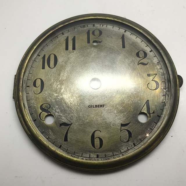 Antique Gilbert Mantel Clock Dial Bezel And Glass 513/16” Diameter eBay