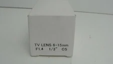 TV LENS 6-15mm F1.4 1/3" CS Mount Varifocal CCTV Manual Lens for CCTV Camera new