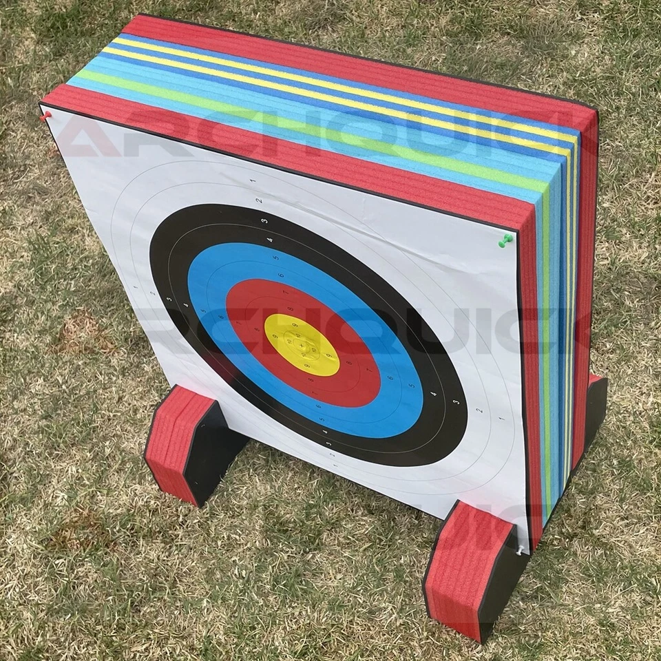 Archery Target High Density Foam 60x60x20cm Compound & Recurve Bows with Stand - image 4 of 4